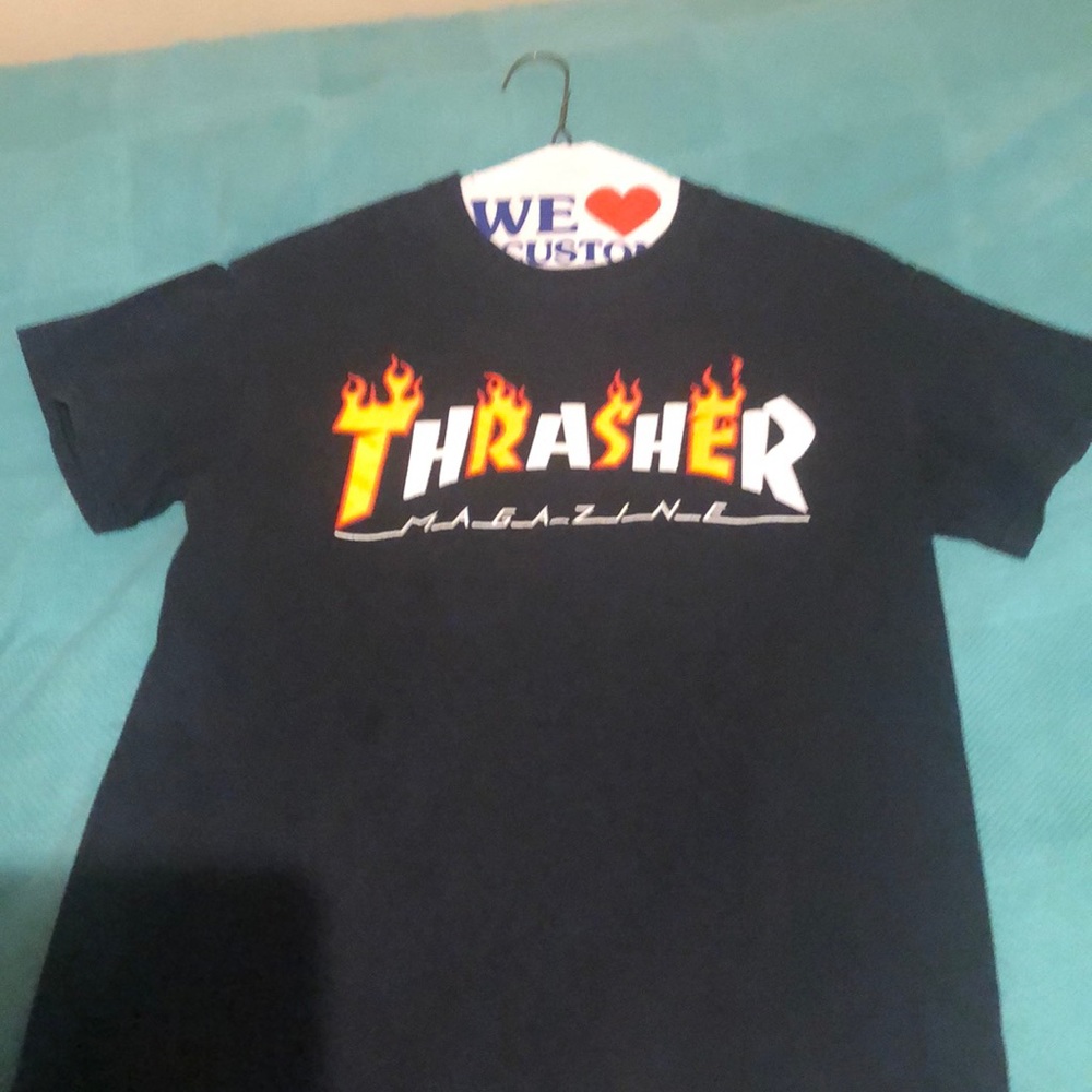 black thrasher t shirt